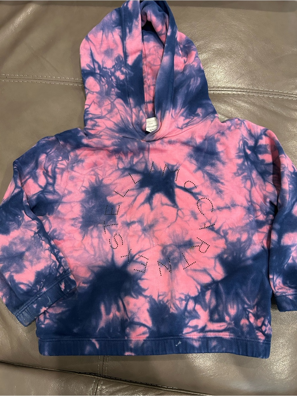 Stella McCartney Kids Tie-Dye Hoodie - Pink & Blue